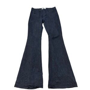 KanCan Jeans Womens Size 13 30 Black High Rise Flare Bell Bottom Stretch